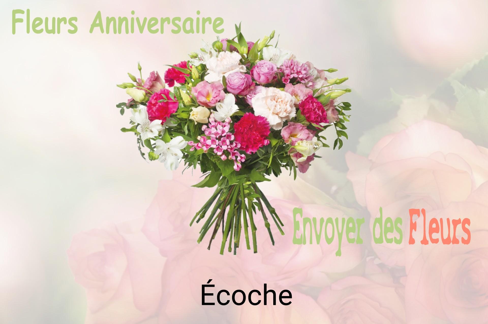 Bouquet de fleurs d’anniversaire livré à Écoche
